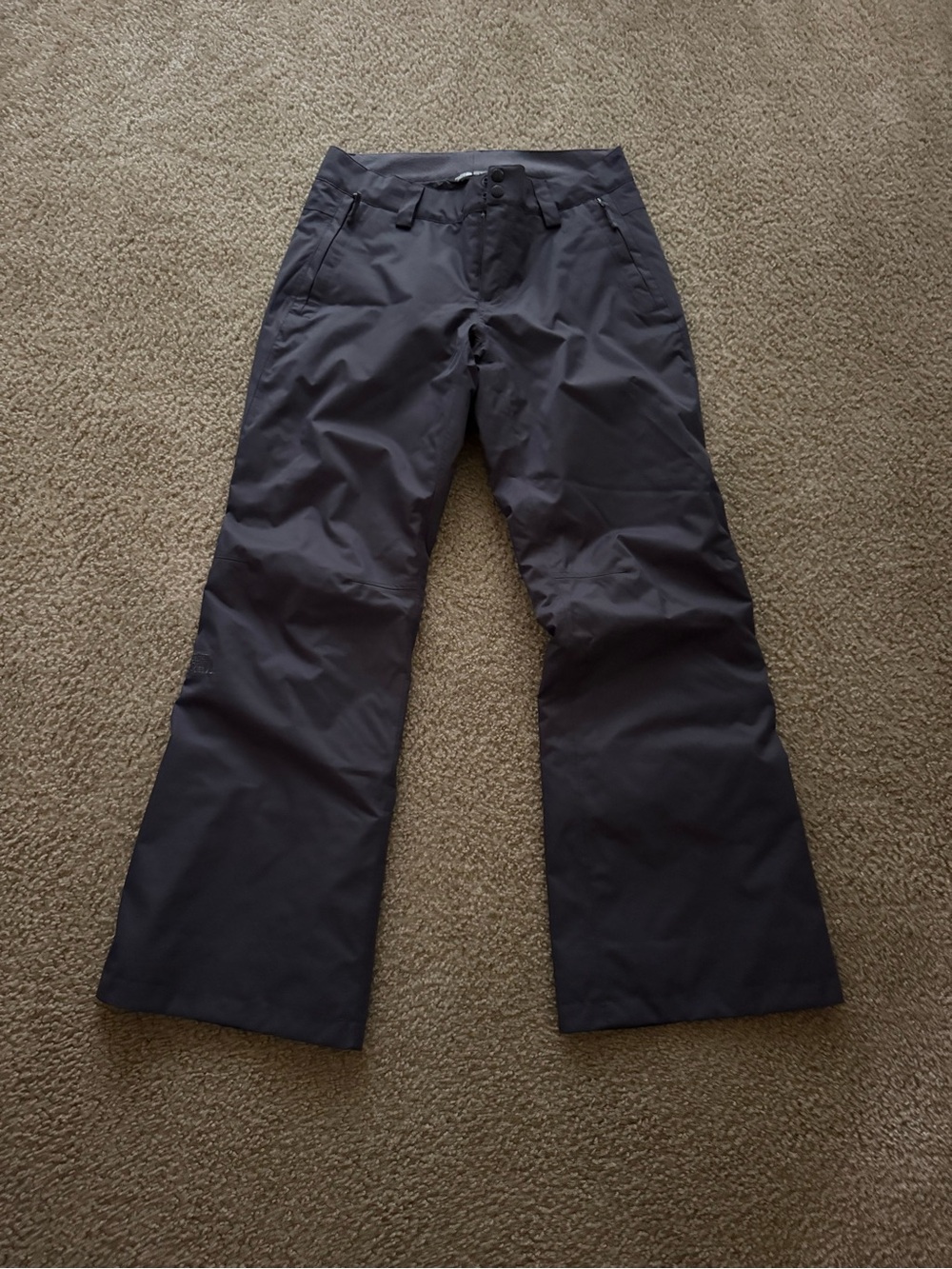 The North Face Women's Charcoal Gray Boot-Cut Snow Pants